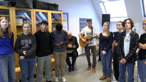 Sanger gav elever lektion i sangskrivning