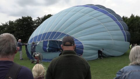 Vejret drillede til DM i Ballonflyvning