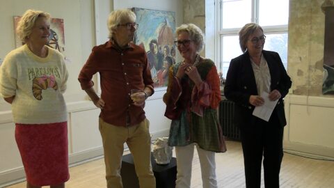 Tre kunstnere mødes på tværs